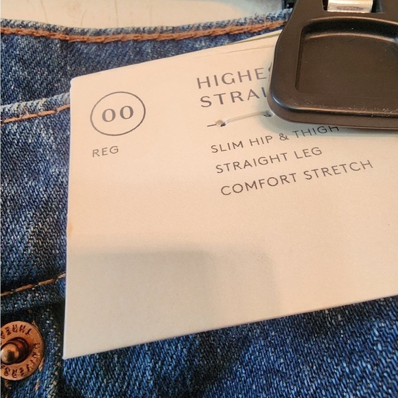 Universal Thread highest rise straight leg jeans size 00 regular - Picture 3 of 5